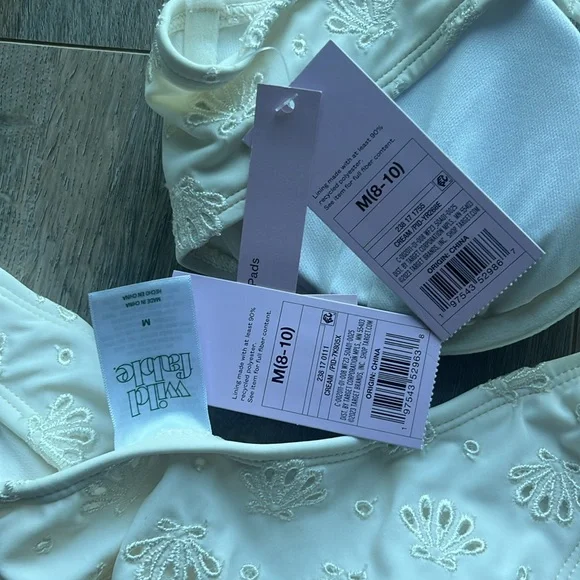 NWT Wild Fable Cream Lace Bikini Set - Picture 5 of 5